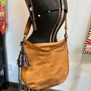 Fossil Jolie Hobo Leather in Tan